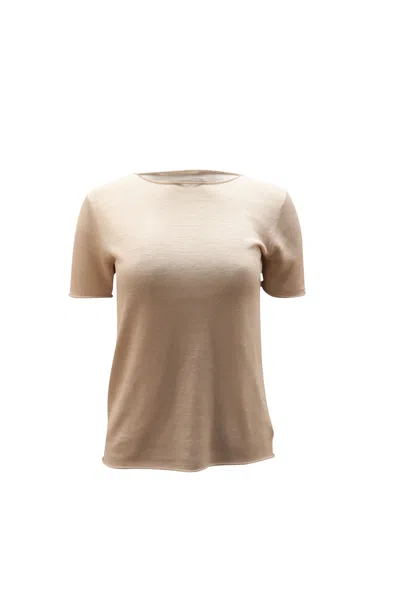 Theory Tolleree T-shirt In Beige Cashmere