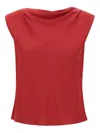 Theory Cowl Neck Top In Silk Georgette