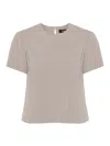 Theory Admiral Crepe Blouse In Grey