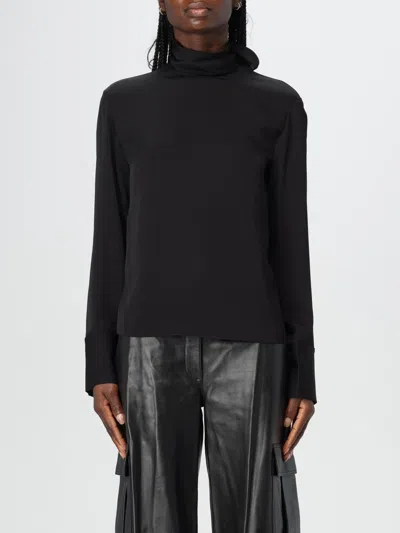Theory Top  Woman Color Black