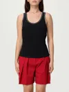 Theory Scoop Neck Tank Top In Black