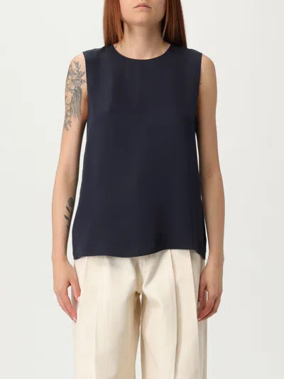 Theory Top  Damen Farbe Blau In Black