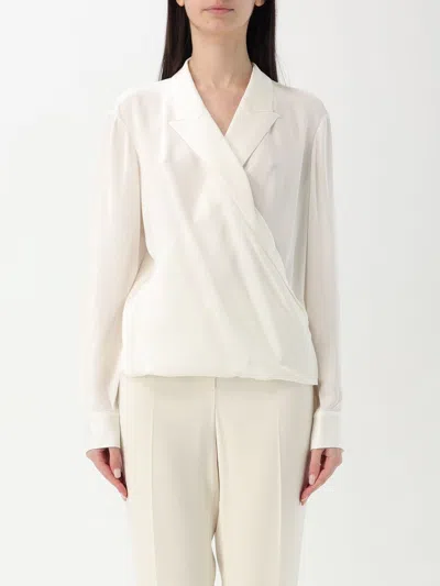 THEORY TOP THEORY WOMAN COLOR IVORY,427378044