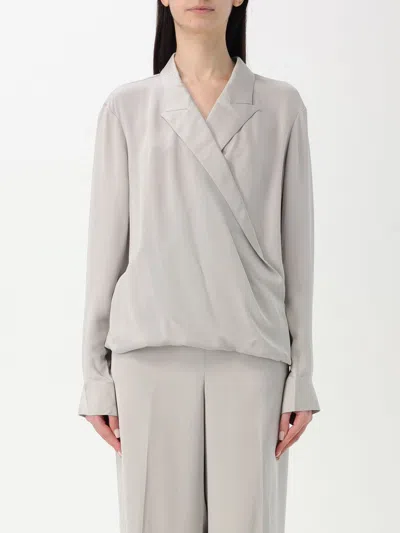 THEORY TOP THEORY WOMAN COLOR SILVER,427378061