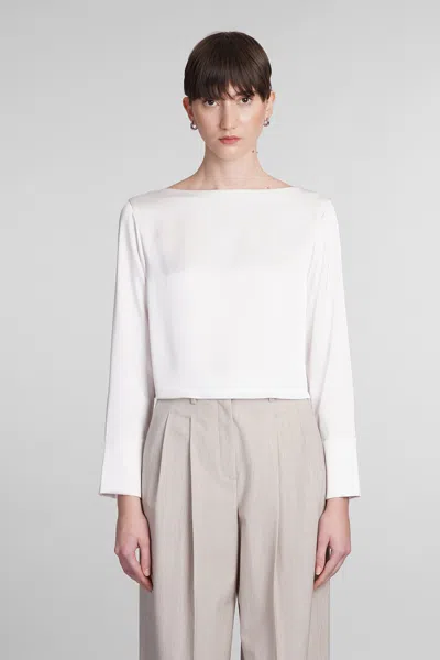 Theory Topwear In White Triacetate In Ivory