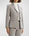 Theory Trace Tailored Blazer In Cindr Mel