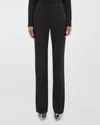 Theory Slim Pant In Good Wool In Black