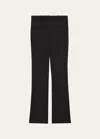 Theory Traceable Wool Slim Straight-leg Trousers In Washed Navy