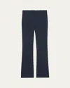 Theory Traceable Wool Slim Straight-leg Trousers In Nocturne Navy