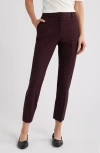 Theory Treeca 2 Crop Suit Pants In Mulberry