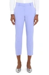 Theory Treeca Wool-blend Cropped Pants In Grotto