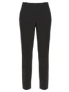 Theory Casual Pants With Waist And Loop Straps In Black