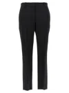 Theory Trousers With Contrasting Profiles In Black