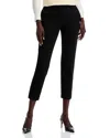 Theory Treeka Ponte Crop Pants In Black