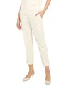 Theory Treeca Cropped Pull-on Pants In White