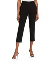 Theory Treeca Cropped Pull-on Pants In Black