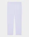 Theory Admiral Crepe Treeca Pull-on Pant In Pearl Blue