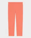 Theory Treeca Cropped Pull-on Pants In Sienna