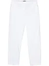Theory Treeca Cropped Trousers In Blue