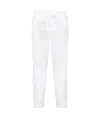 Theory Treeca Linen-blend Pull-on Pant In White