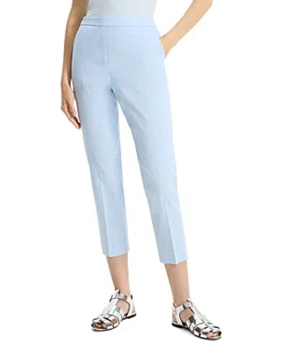 Theory Treeca Pull-on Pant In Good Linen In Skylight
