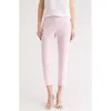 Theory Treeca Linen Blend Pull-on Pants In Soft Pink