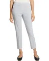 Theory Treeca Linen-blend Pant In Gray