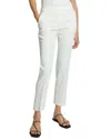 Theory Treeca Linen-blend Pant In White