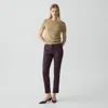 Theory Treeca Pant In Good Wool In Purple