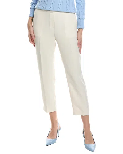 Theory Treeca Pant In Bonded Satin In Golden Wheat