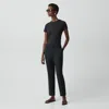 Theory Treeca Pull-on Pant In Admiral Crepe In Black