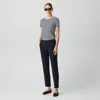 Theory Treeca Pull-on Pant In Admiral Crepe In Blue