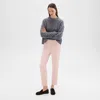 Theory Treeca Pull-on Pant In Admiral Crepe In Blush