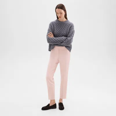 Theory Treeca Pull-on Pant In Admiral Crepe In Blush