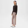 Theory Treeca Pull-on Pant In Admiral Crepe In Cinder