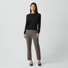 Theory Treeca Pull-on Pant In Admiral Crepe In Gray