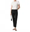 Theory Treeca Pull On Pant In Black In Black
