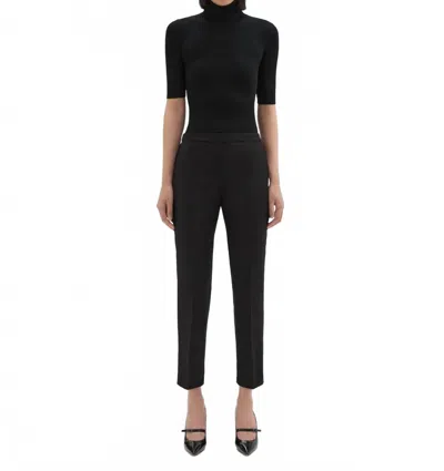 Theory Treeca Pull-on Pant In Cacao In Black