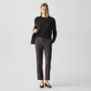 Theory Treeca Pull-on Pant In Sleek Flannel In Multi