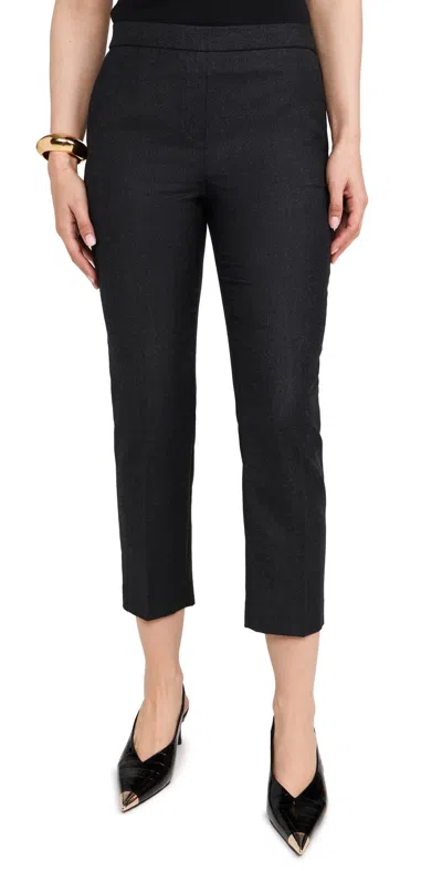 Theory Woman Pants Black Size 00 Polyester, Virgin Wool, Elastane, Polyamide