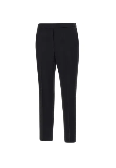 Theory Treeca Pull-on Tailored Pants In Black