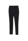 Theory Treeca Pull-on Tailored Pants In Black