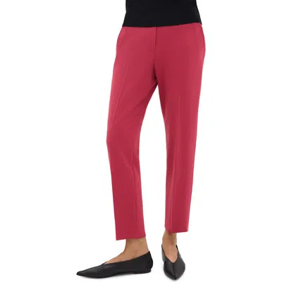 Theory Treeca Pull-on Trousers In Deep Rose