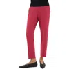 Theory Treeca Pull-on Pant In Good Linen In Red