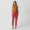 Theory Treeca Pull-on Pant In Admiral Crepe In Brown