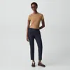 Theory Treeca Pull-on Pant In Good Linen In Blue