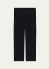 Theory Treeca Cropped Pull On Pants In Black