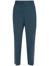 Theory Treeca Pant In Good Wool In Blue