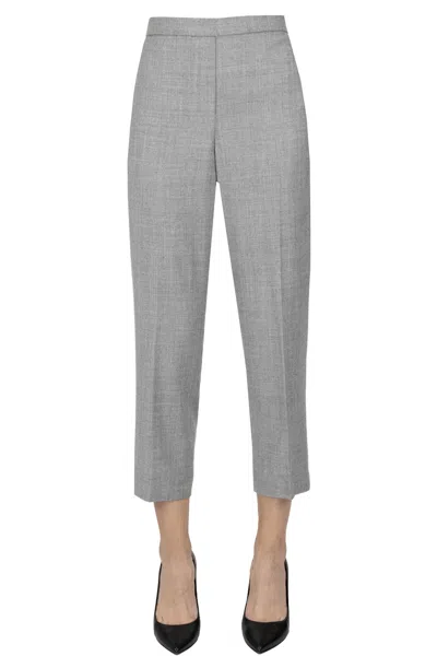 Theory Treeca Trousers In Gray