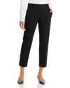 Theory Treeca 2 Cropped Stretch-wool Slim-leg Pants In Black